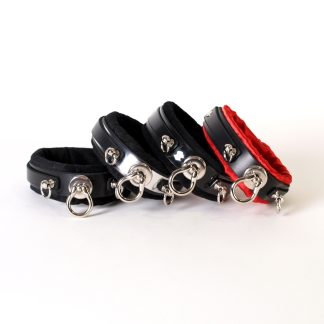 Deluxe Collars with Tear-Drop-Swivel-Eye. ( 4 styles)